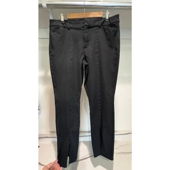 Old Navy Women's High Rise Pixie Split Hem Black Dress Pants Size 16 Work - Picture 2 of 10